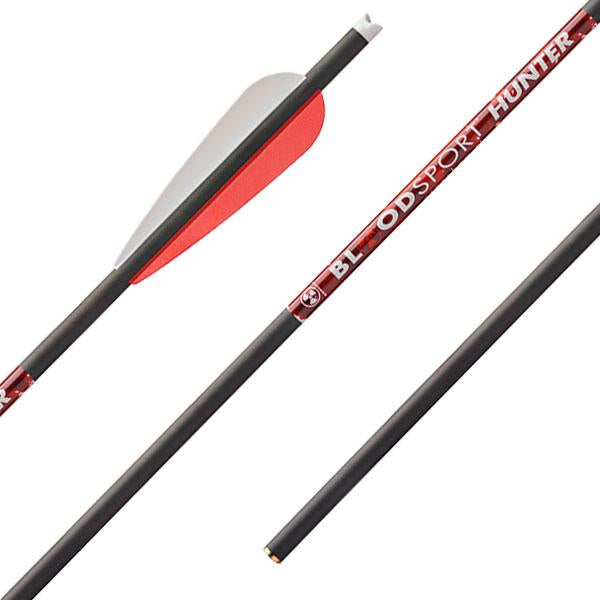 Bloodsport Hunter Crossbow Bolts 20-Inch 300 Spine Carbon Arrows 6-Pack