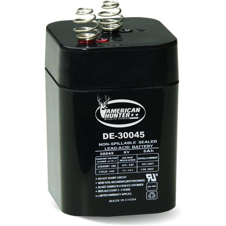 American Hunter 6V 5A Rechargeable Lantern Battery Spring Top