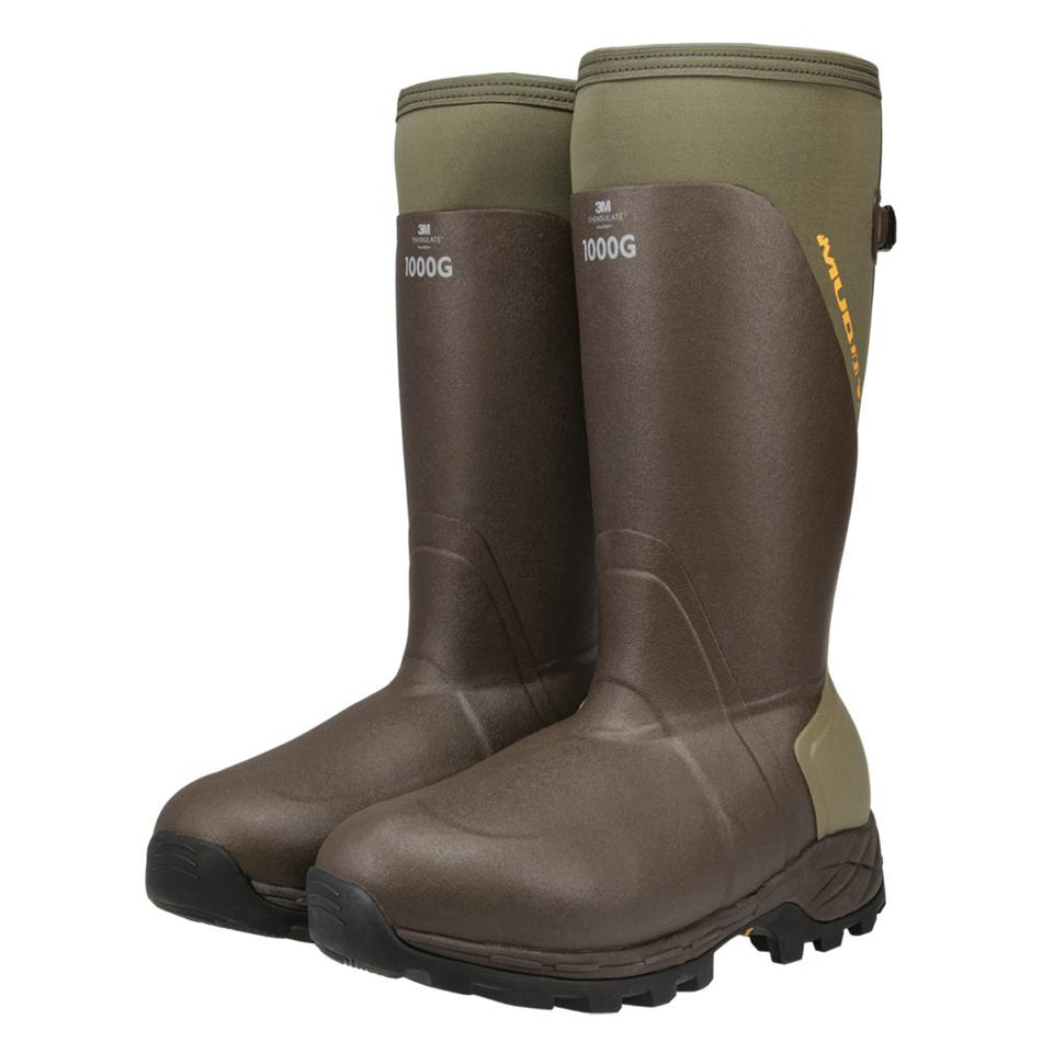 Muddy DV8 17" Insulated Boots 1000G Clay Size 10D