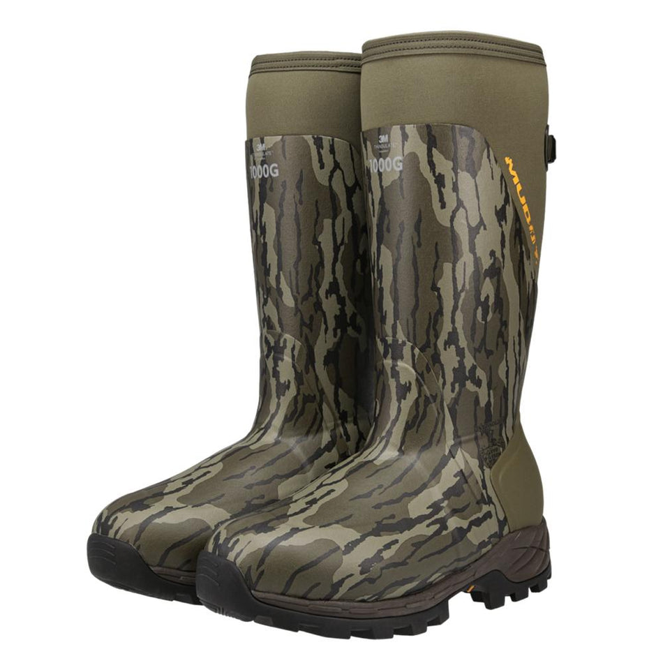 Muddy DV8 17" 1000G Insulated Hunting Boots Mossy Oak Bottomland Size 12D