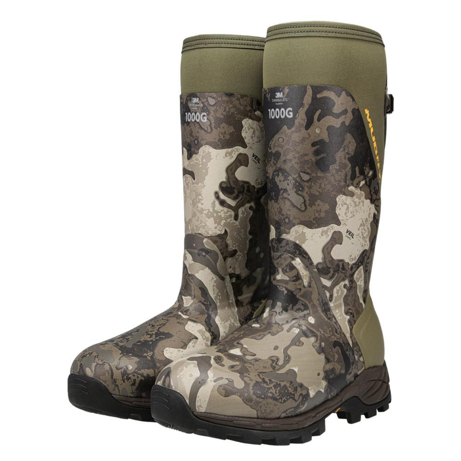 Muddy DV8 17" 1000G Insulated Hunting Boots Veil Canyon Grey Size 12D