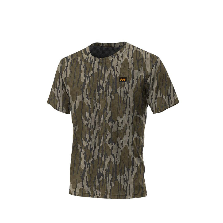 Muddy DV8 Ambush Lightweight SS Shirt Mossy Oak Bottomland 3XL