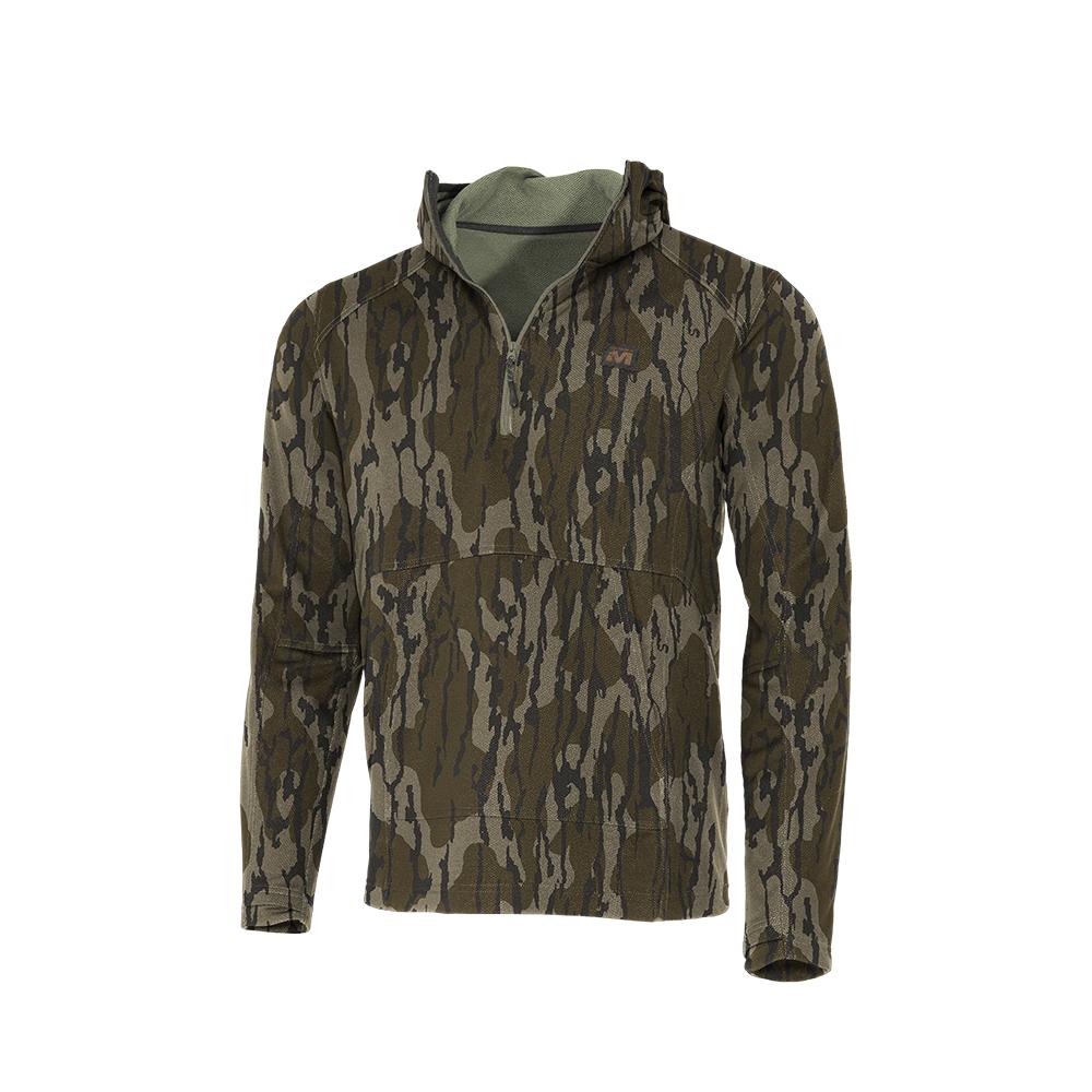 Muddy DV8 Quest Midweight Quarter Zip Hoodie Mossy Oak Bottomland Small