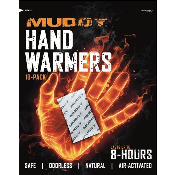 Muddy Disposable Hand Warmers 10-Count Air Activated