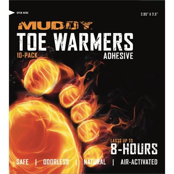 Muddy Disposable Adhesive Toe Warmers 10-Pack Air Activated