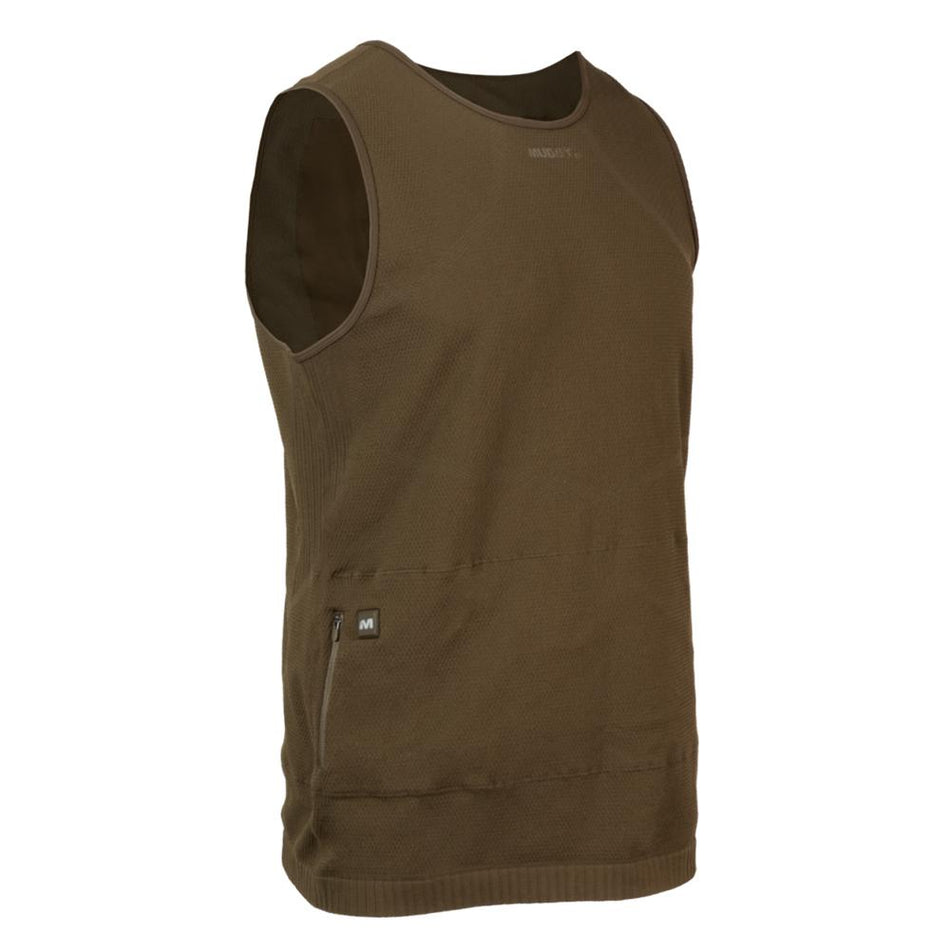 Muddy Nucleus Heated Hunting Vest Brown Clay Size XL