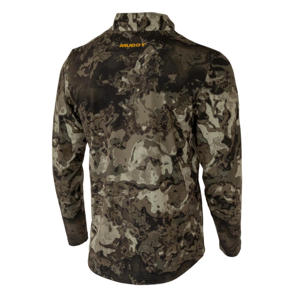 Muddy TR Lightweight Quarter Zip Long Sleeve Hunting Shirt Veil Canyon Grey XL