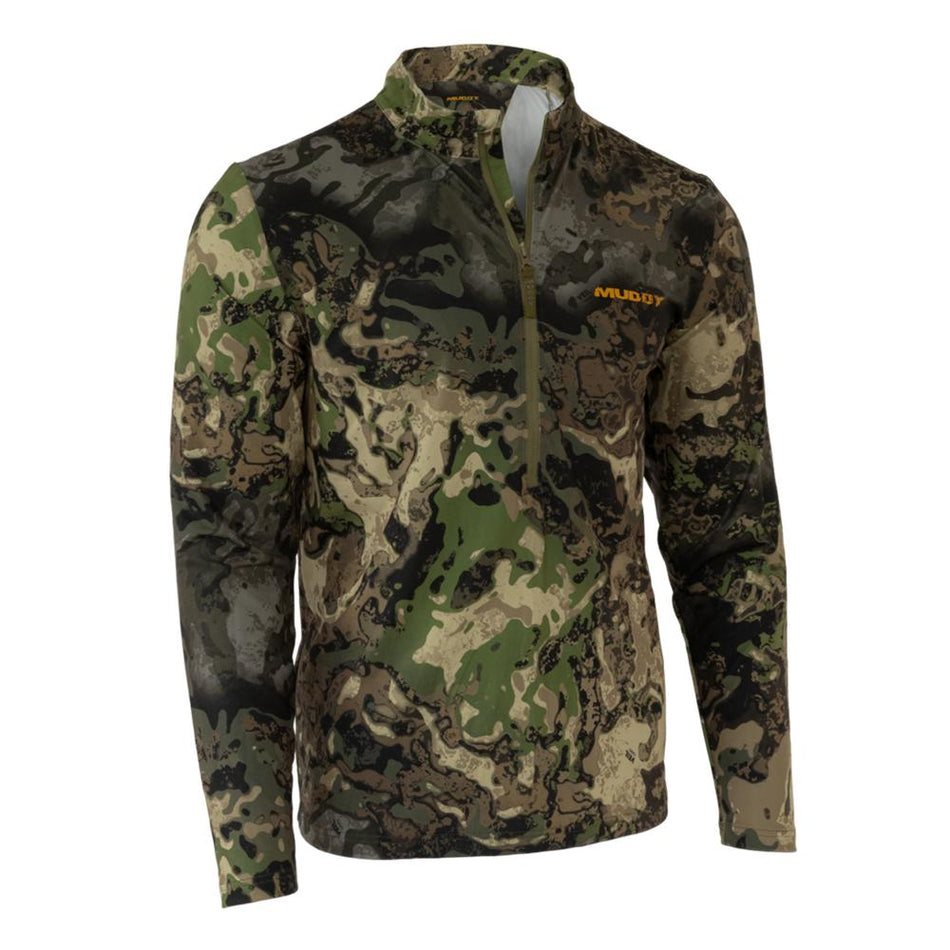Muddy TR Lightweight Quarter Zip Long Sleeve Shirt Veil Canyon Hybrid 3XL