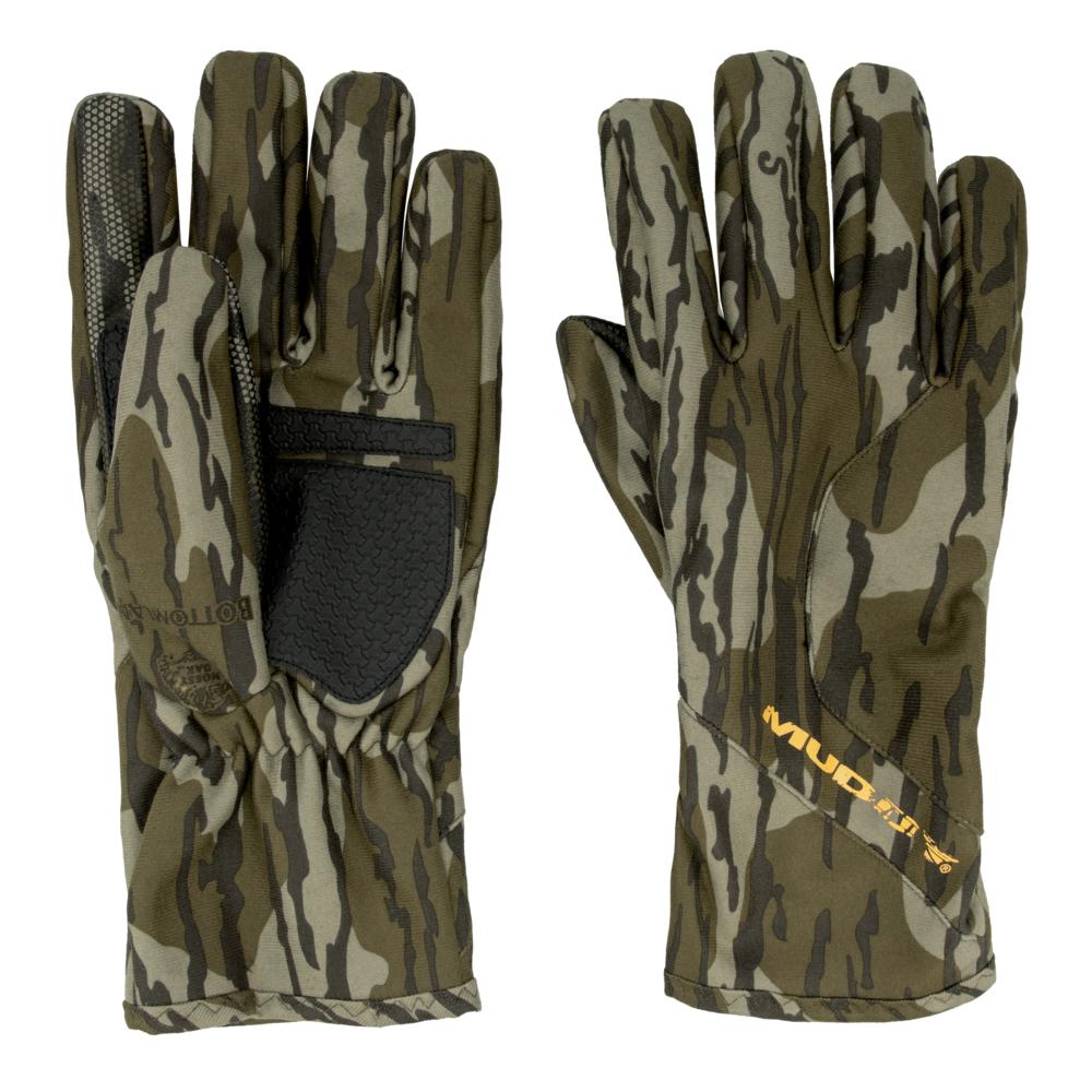 Muddy TRX Windproof Gloves Mossy Oak Bottomland Size Medium