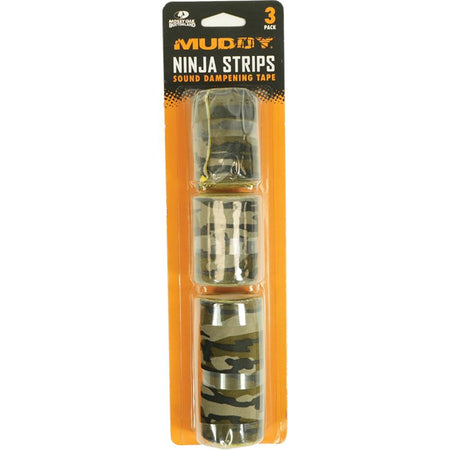 Muddy Ninja Strips Noise-Reduction Combo Pack 3 Sizes Mossy Oak Bottomland