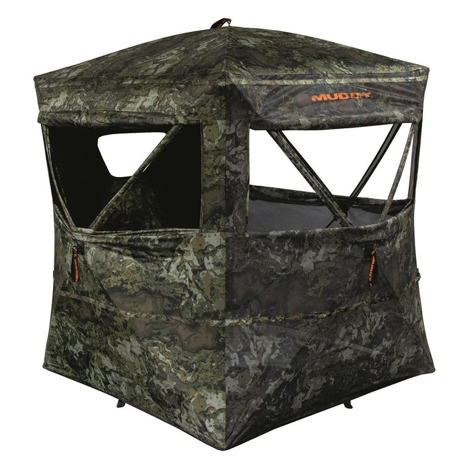 Muddy Prevue Evo Ground Blind in Veil Canyon Grey