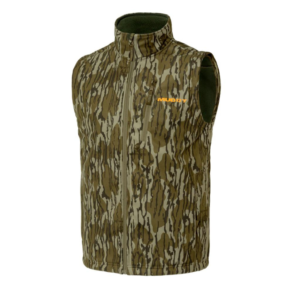 Muddy TRX Softshell Hunting Vest Mossy Oak Bottomland XL