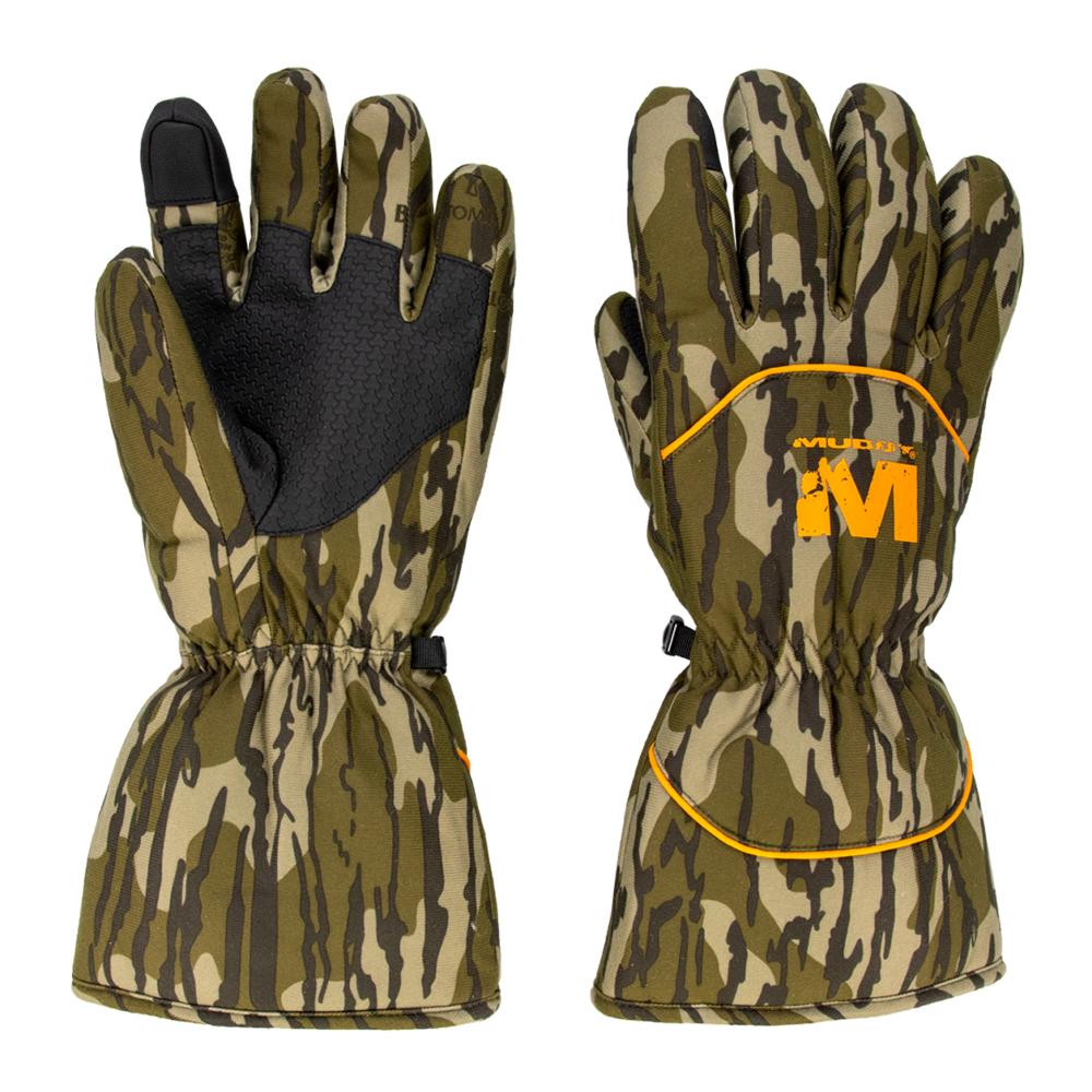 Muddy Waterproof Insulated Hunting Gloves Mossy Oak Bottomland Medium