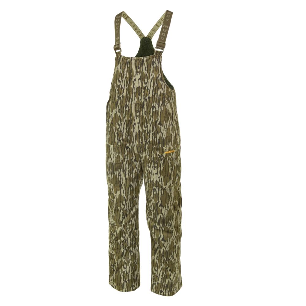 Muddy TRX Waterproof Sherpa Fleece Hunting Bib Overalls Mossy Oak Bottomland XL