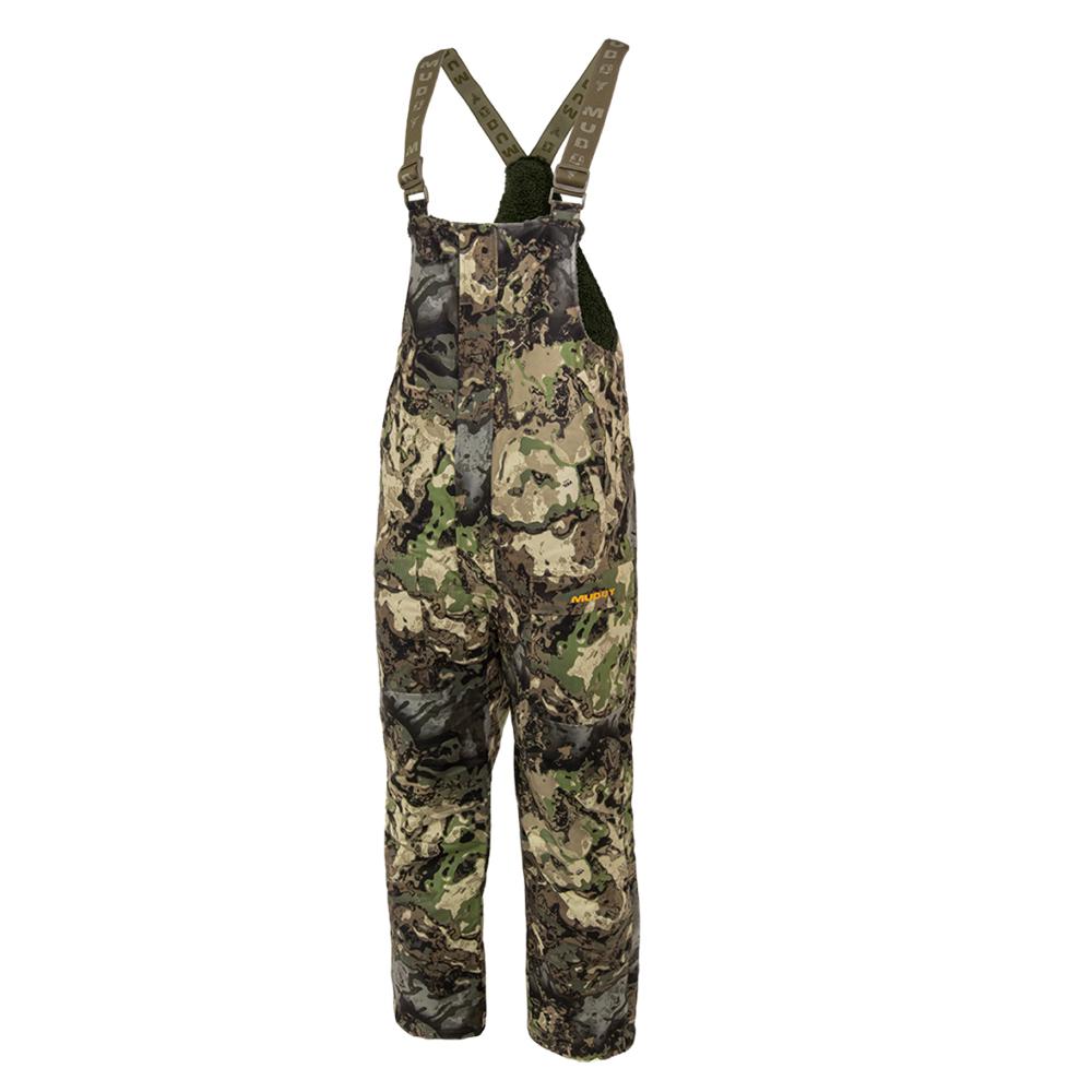 Muddy TRX Waterproof Sherpa Fleece Bib Overalls Veil Canyon Hybrid - Small