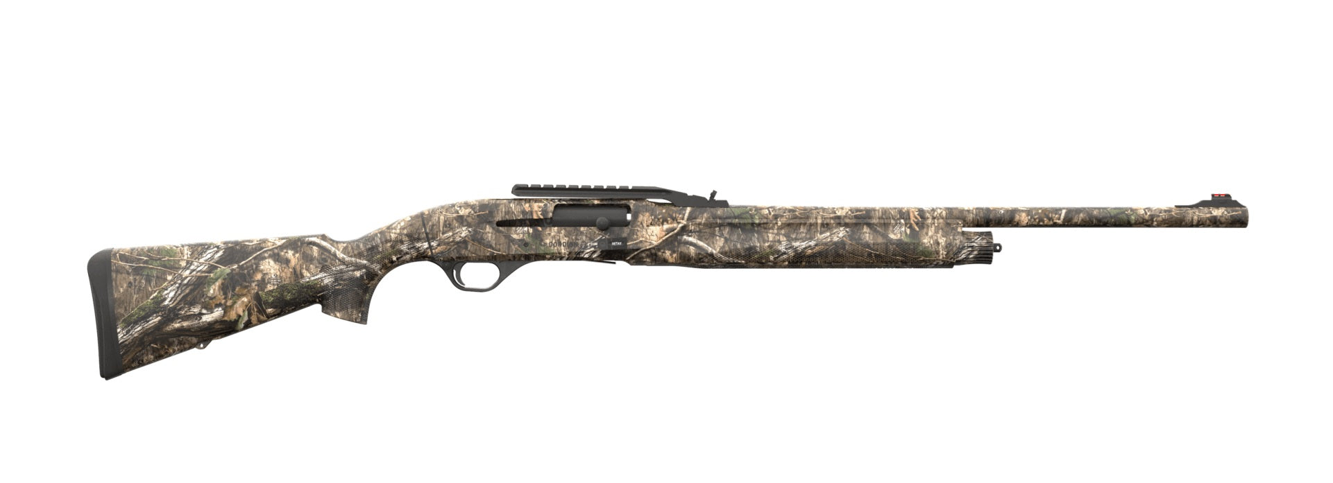 Retay USA GOR20SLDNA24 Gordion Slug 20 Gauge 3" 4+1 24" Vent Rib Barrel Aluminum Receiver Fixed w/Pistol Grip Synthetic Stock
