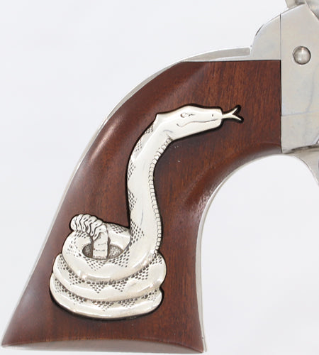 CIMARRON MAN W/NO NAME 357 MAG FRONTIER 4.75" SILVER SNAKE