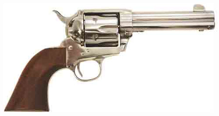 CIMARRON FRONTIER 38SPL/357MAG PW FS 4.75" STAINLESS WALNUT