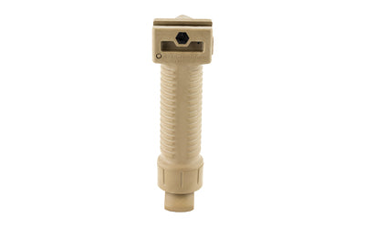 Grip Pod Law Enforcement Vertical Foregrip with Bipod Legs, Fits Picatinny Rail, Polymer, Tan