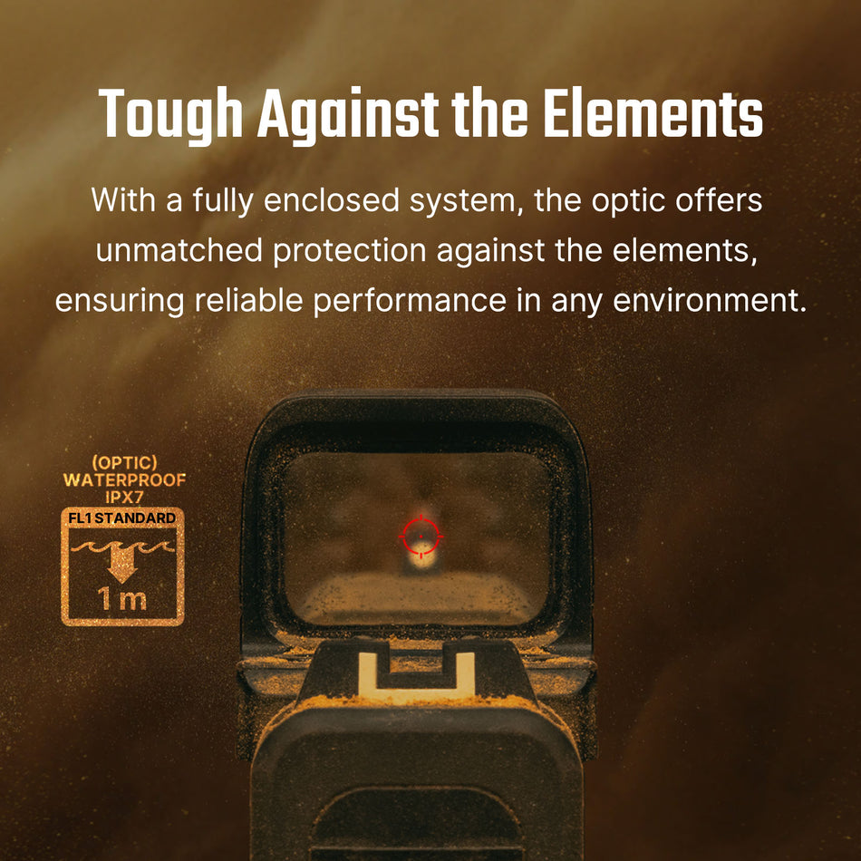Osight SE 1x 2 MOA Dot and 32 MOA Circle Red Dot Sight RMSc Footprint
