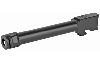 Griffin Armament Threaded Barrel, Glock 17 Gen 3/4, 9MM, 5", Black Nitride, 1/2X28 w/ Micro Carry Comp