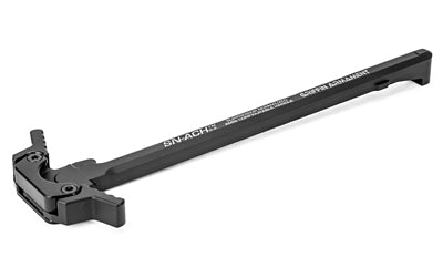 Griffin Armament SN-ACH 10 AR-10 Ambidextrous Charging Handle SNACH10R3, Forward-Facing Gas Vent, Anodized Black Finish