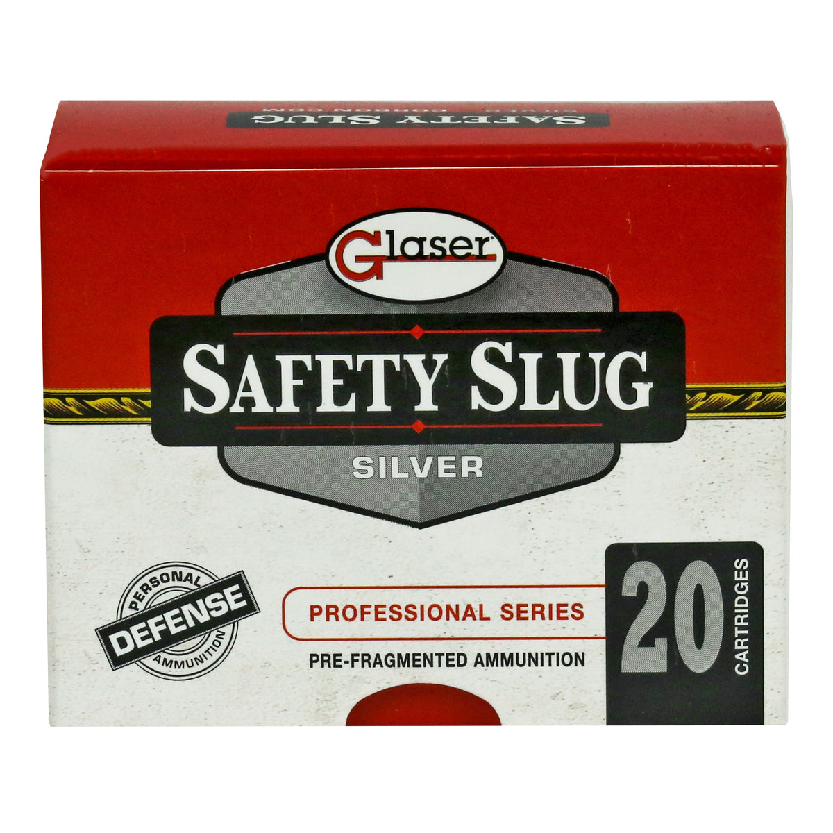 Glaser Silver +P 9mm Luger / Parabellum 80 gr PolyTip ammo