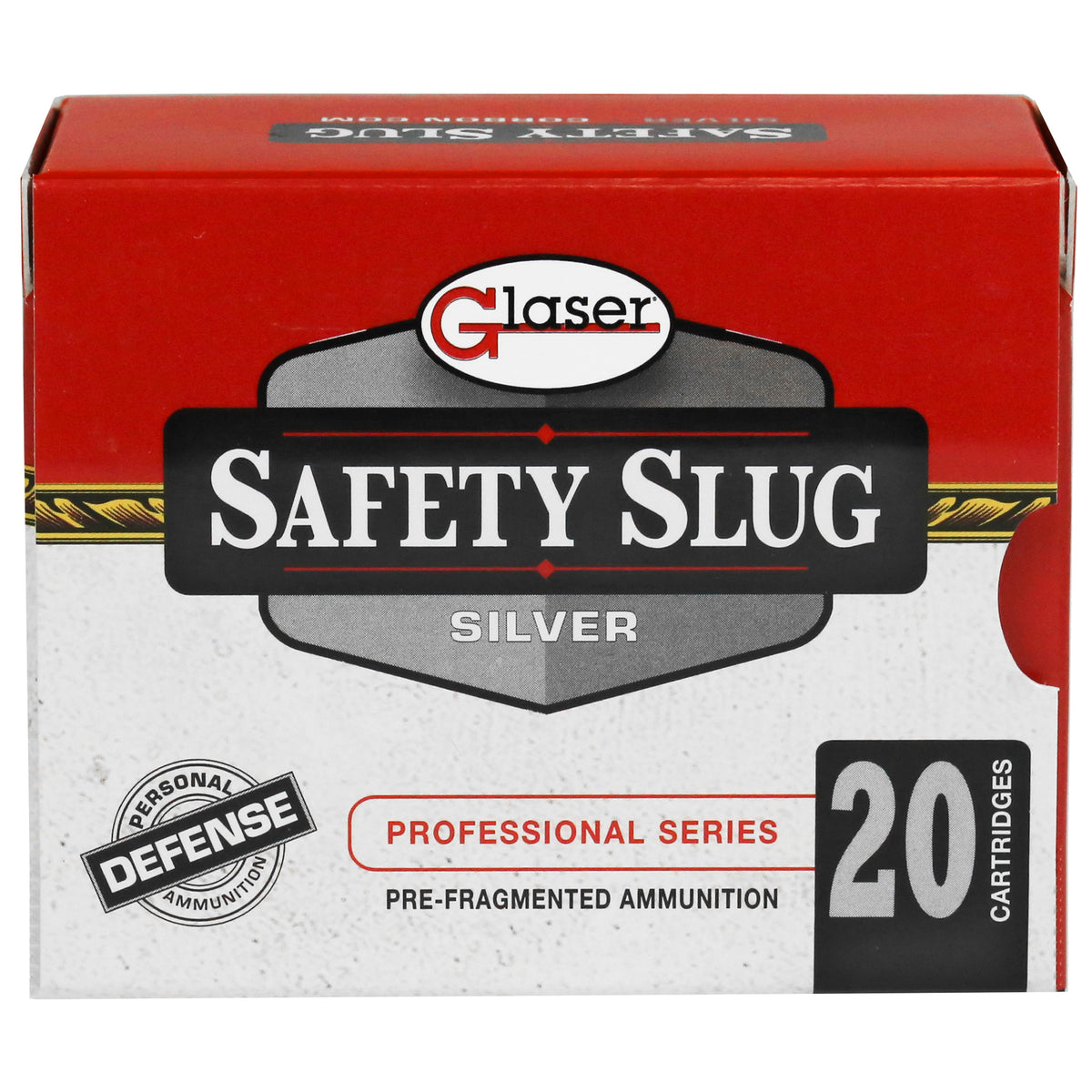 Glaser Silver +P .38 Special 80 gr PolyTip ammo