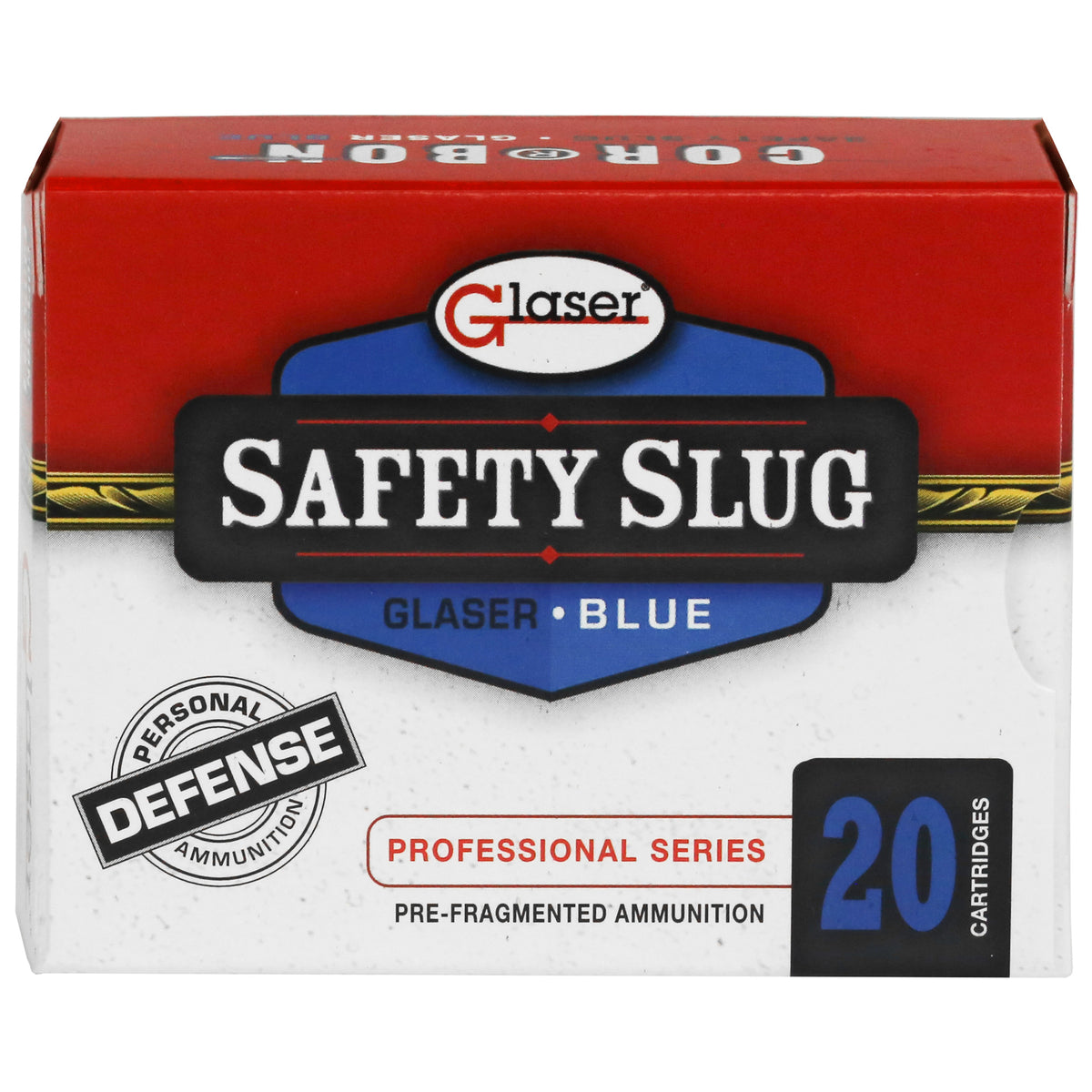 Glaser Blue +P .45 ACP/Auto 145 gr PolyTip ammo
