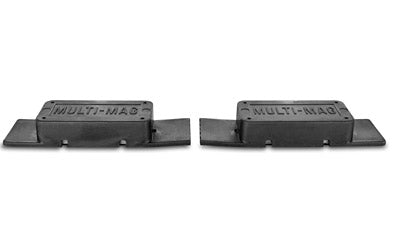 Gun Storage Solutions Multi-Mags Double-Sided Magnetic Magazine Storage Strips, 2 Strips, Black MULTMAG2