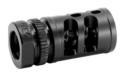 GrovTec G-COMP 9mm Compensator, 1/2x28 Thread, Black Nitride Finish, Includes Crush Washer GTHM351