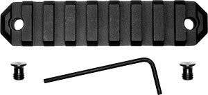 GrovTec KeyMod Rail Section 3.8" 9-Slot Aluminum Black