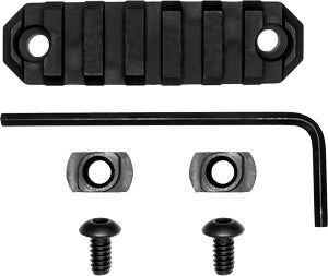 GrovTec M-LOK Rail Section 3" 7-Slot Aluminum Black