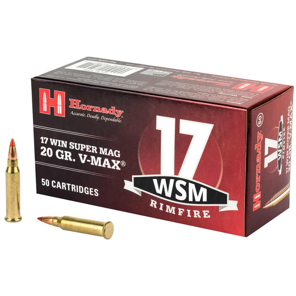 Hornady Varmint Express .17 WSM 20 gr PolyTip ammo