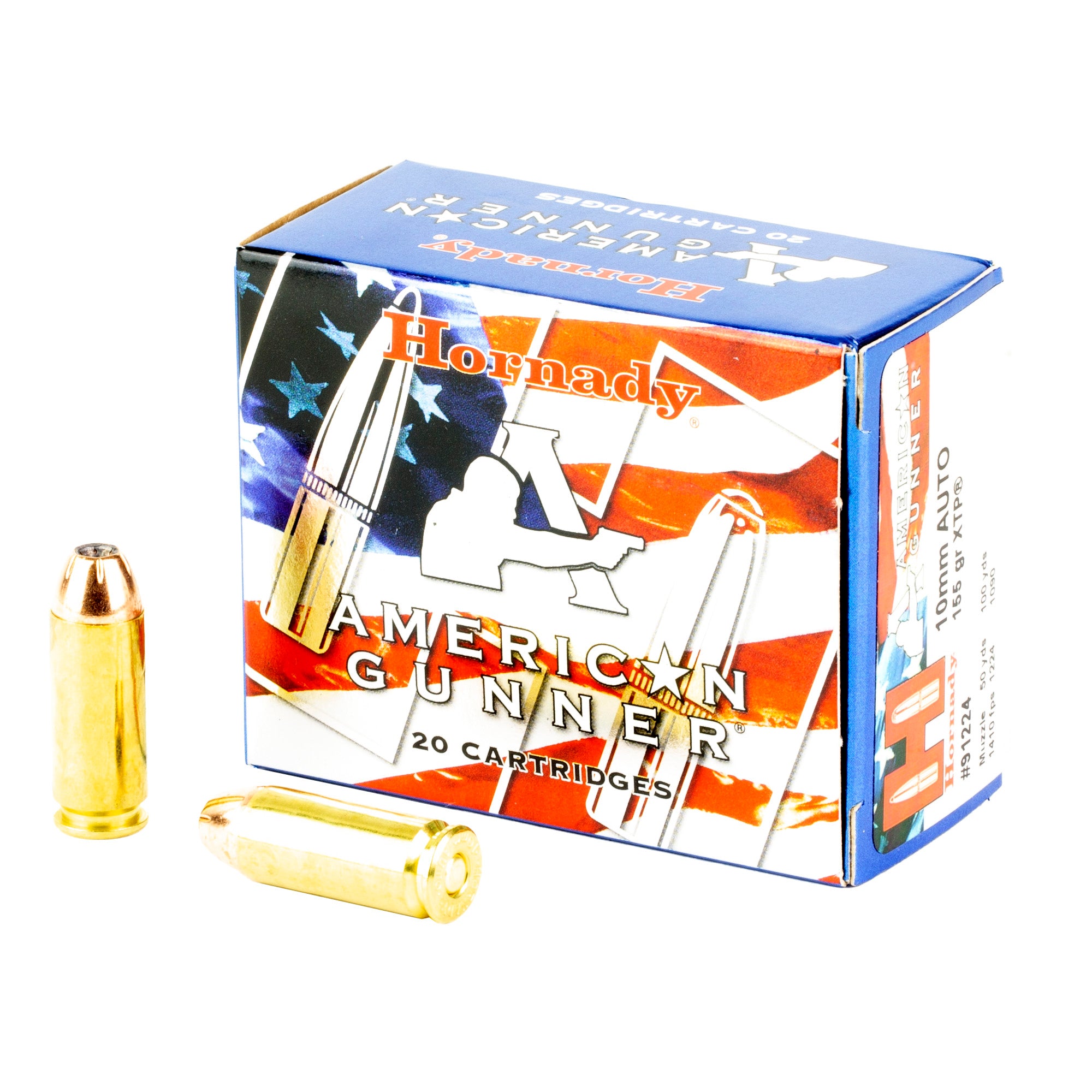 Hornady American Gunner 10mm Auto 155 gr JHP ammo