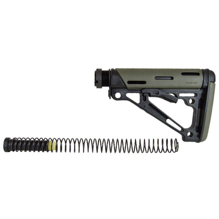 Hogue AR-15/M-16 OverMolded Collapsible Buttstock Assembly with Buffer Tube - OD Green