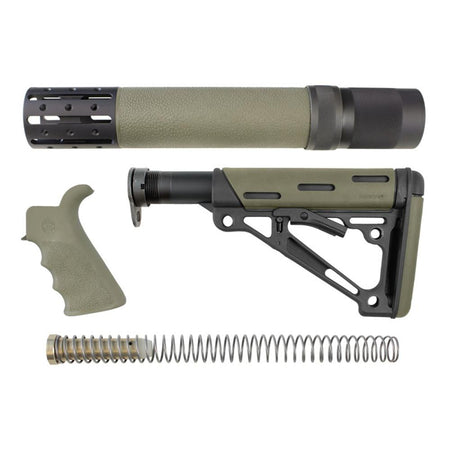 Hogue AR-15/M-16 Overmolded Furniture Kit - OD Green