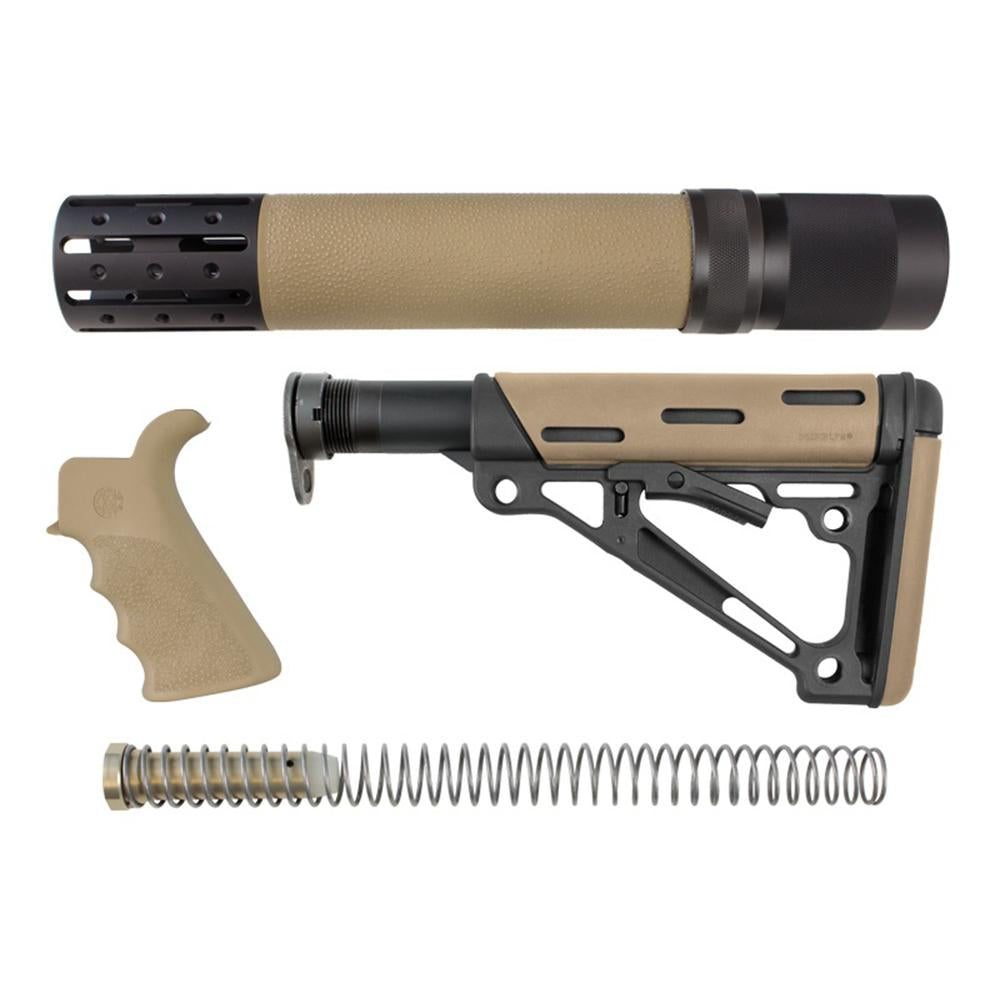 Hogue AR-15/M-16 Overmolded Furniture Kit Flat Dark Earth