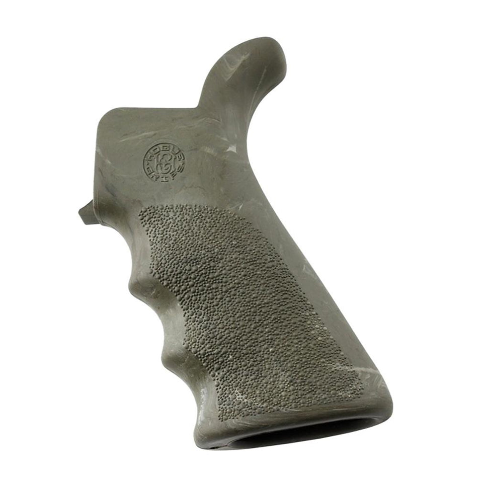 Hogue AR-15/M16 OverMolded Beavertail Grip Ghillie Green Cobblestone Texture