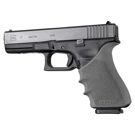 Hogue HandAll Beavertail Handgun Grip Sleeve Glock 17 Gen 3-4 Slate Grey