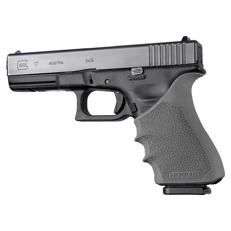 Hogue HandAll Beavertail Handgun Grip Sleeve Glock 17 Gen 3-4 Slate Grey