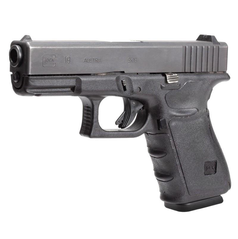 Hogue Wrapter Rubber Adhesive Grip for Glock Gen 3 Models 17/17L/18/22/24/31/34/35/37 - Black