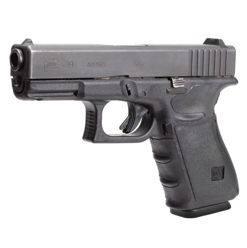 Hogue Wrapter Rubber Adhesive Grip for Glock Gen 4 Models 17/17MOS/22/31/34/34MOS/35/35MOS - Black
