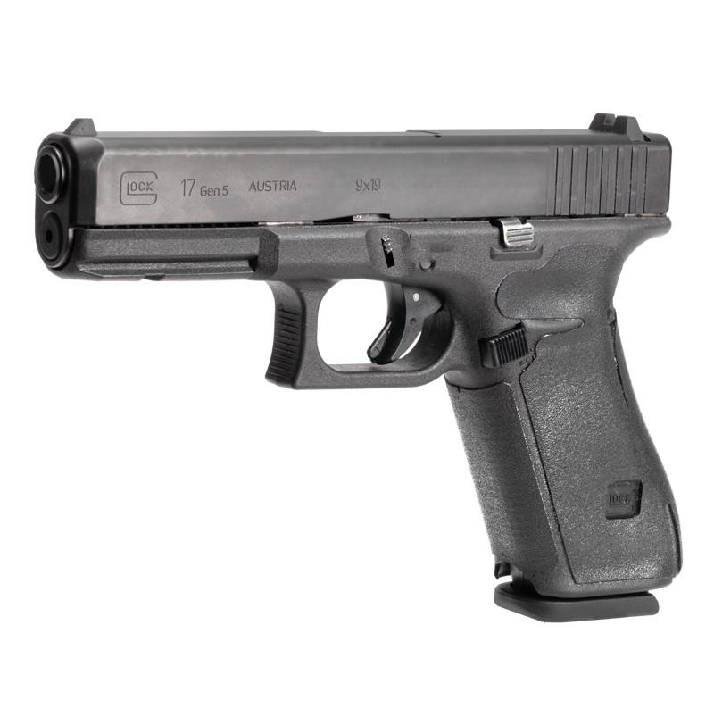 Hogue Wrapter Rubber Adhesive Grip for Glock Gen 5 Models 17 17MOS 34MOS 45 19X - Black