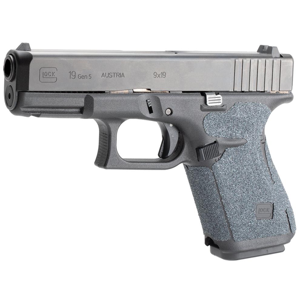 Hogue Wrapter Grit Adhesive Grip for Glock Gen 5 Models 19 19MOS 44 - Black