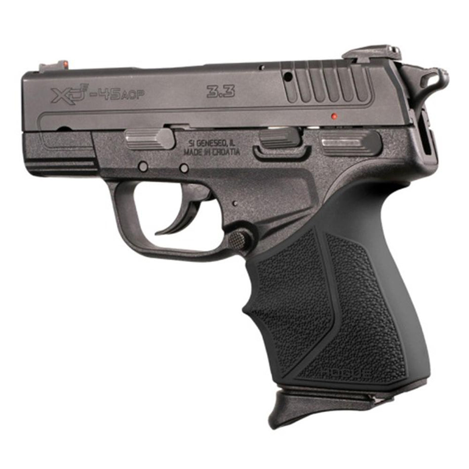 Hogue Handall Beavertail Grip Sleeve for Springfield XD-E 9mm and 45 ACP Black