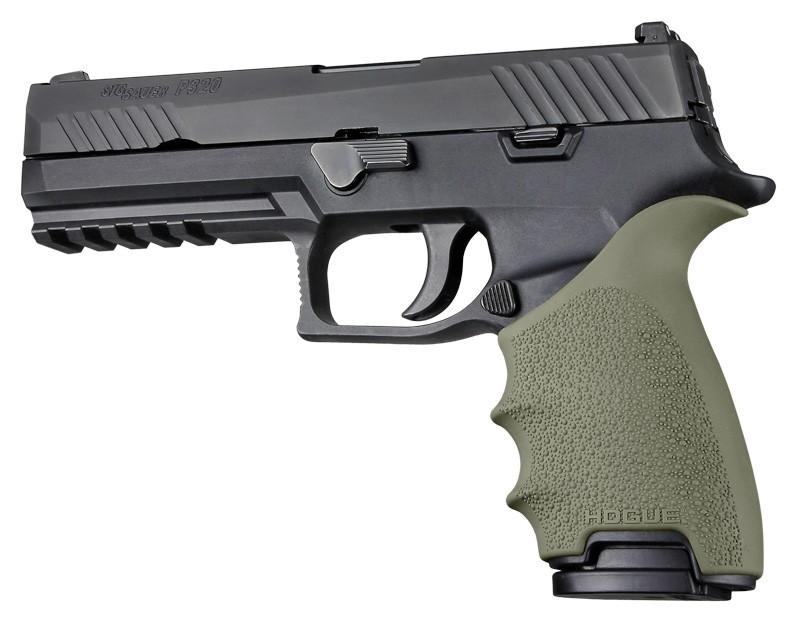 Hogue HandAll Beavertail Grip Sleeve for Sig Sauer P320 OD Green