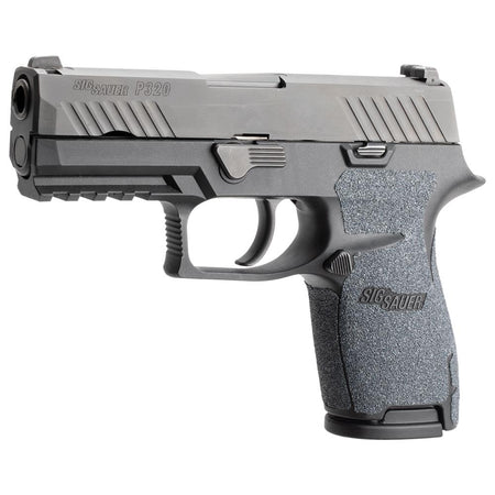Wrapter Grit Adhesive Grip for Sig Sauer P320 Compact Medium Grip Module - Black