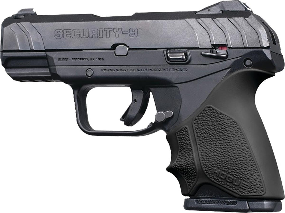 Hogue HandAll Beavertail Grip Sleeve for Ruger Security 9 Compact Black