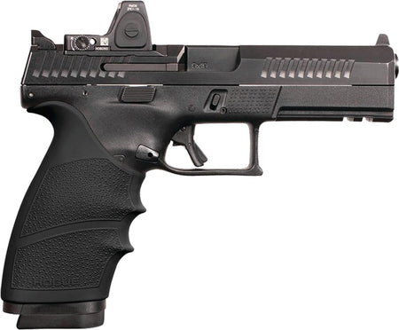 Hogue HandAll Beavertail Grip Sleeve CZ P-10 Full Size 9mm Black